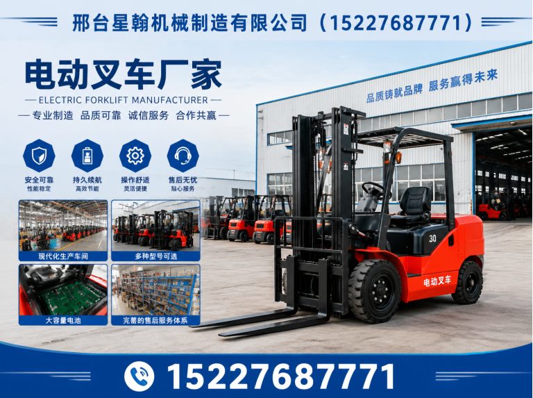 威县锂电电动叉车展示图